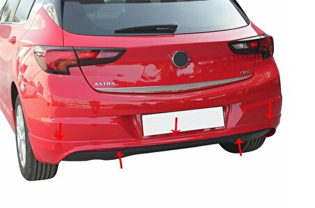 Opel Astra K HB Arka Tampon Altı Fiber 2015 ve Sonrası