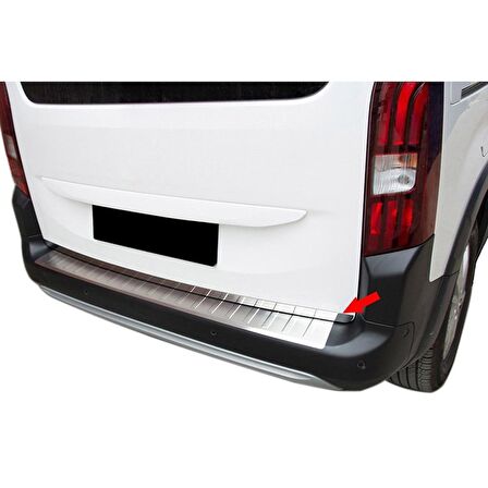 Opel Combo E Krom Arka Tampon Eşiği 2019 Ve Üzeri