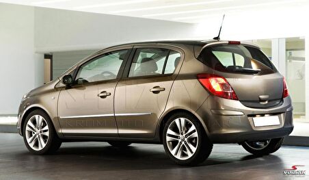 Opel Corsa D Kapı Koruma Çıtası Krom 2007-2014