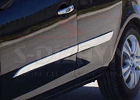 Opel Corsa D Krom Yan Kapı Çıtası 4 Prç 2007-2014