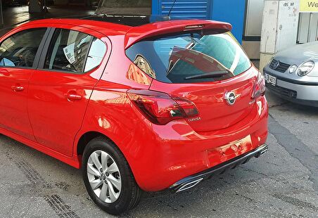 Opel Corsa E 2014 - Sport Tavan Üzeri Spoiler