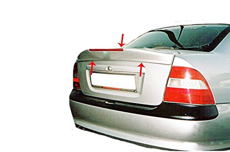 Opel Vectra B Spoiler Bagaj (Işıklı) Gt Fiber 1995-2002