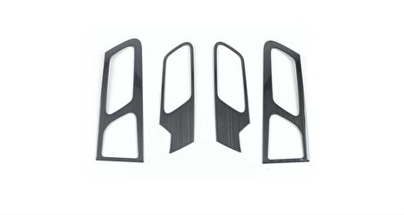 Peugeot 2008 Iç Kapı Açma Kolu Kaplama - Tıtanyum Sıyah