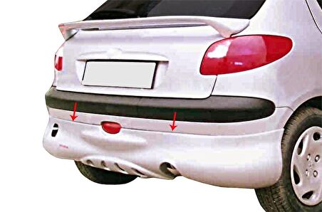 Peugeot 206 Arka Tampon Altı (Telli) Fiber 1998-2012