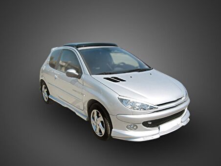 Peugeot 206 Ön Tampon Altı (3 ve 5 Kapı Md) Fiber 1998-2012