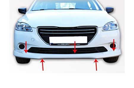 Peugeot 301 Ön Tampon Altı Fiber 2013 ve Sonrası
