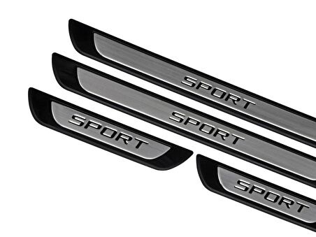 Peugeot 307 Krom Kapı Eşik Koruması Sport Line 2001-2008 4 Parça