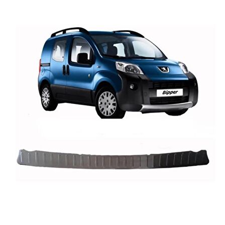 Peugeot Bipper Arka Tampon Eşiği Krom 2008 Ve Sonrası