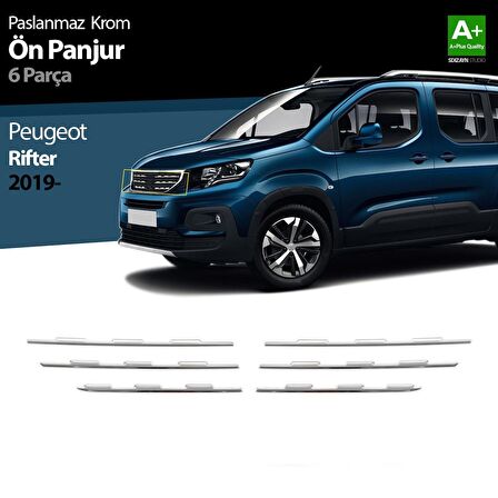 Peugeot Rifter Krom Ön Panjur 6 Prç. 2019 Ve Üzeri