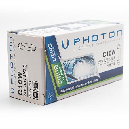 C10W 24V 41Mm. Standart Sofit Ampul