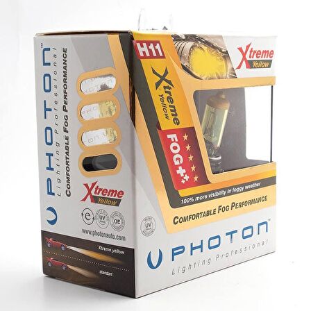 H11 12V 55W Xtreme Yellow
