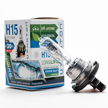H15 12V 15/55W Pr Ll +%30 Fazla Işık