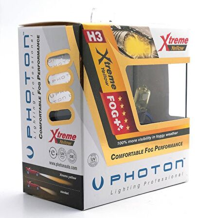 H3 12V 55W Xtreme Yellow