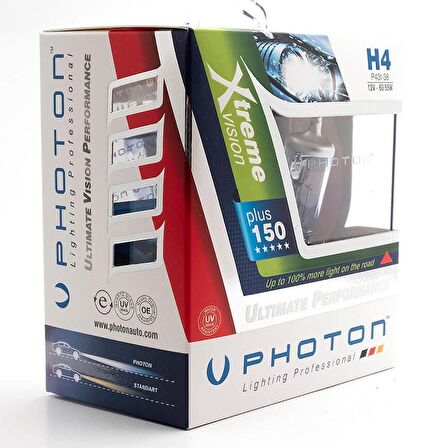 H4 12V 60/55W Xtreme Vision +%150
