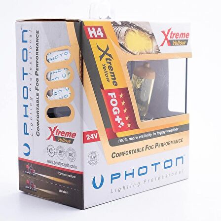 H4 24V 75/70W Xtreme Yellow
