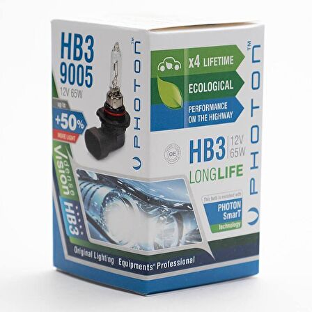 Hb3 12V 65W 9005 Pr Ll +%30 Fazla Işık
