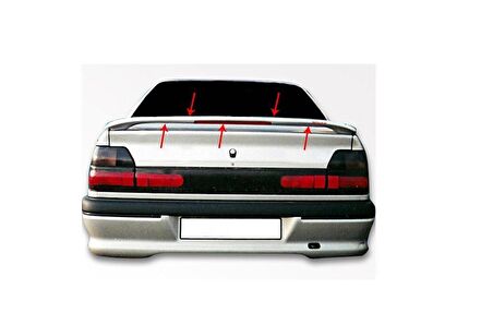 Renault 19 SD Spoiler Bagaj Yüksek (Işıklı) Fiber 1993-2000