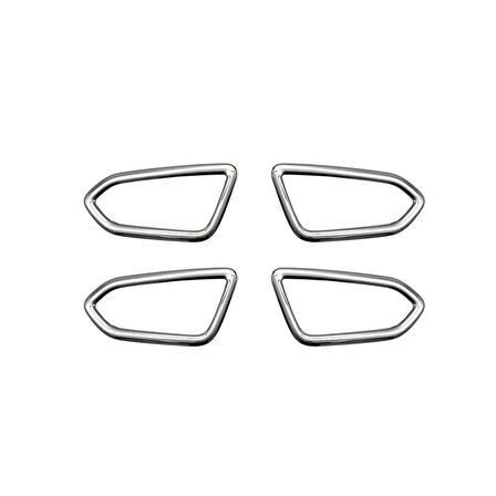 Renault Captur 2 Krom İç Kapı Kolu Çerçevesi 4 Prç. 2020 Üzeri