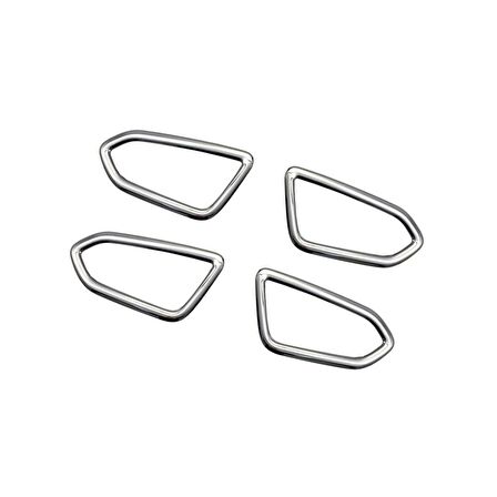 Renault Captur 2 Krom İç Kapı Kolu Çerçevesi 4 Prç. 2020 Üzeri