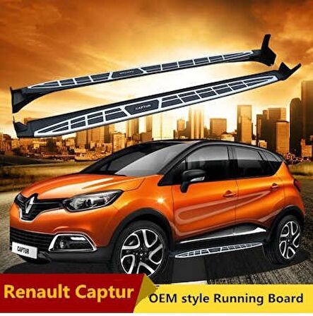 Renault Captur 2014 2017 Yan Basamak Sıde Step Square Style
