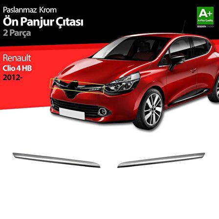Renault Clio 4 Hb Krom Ön Panjur 2 Prç. 2012 Üzeri