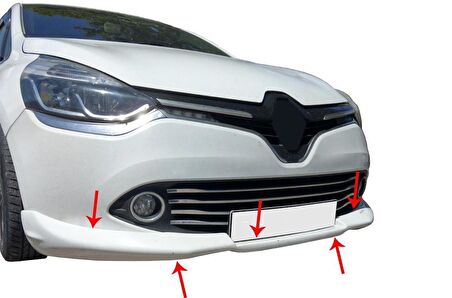 Renault Clio 4 Ön Tampon Altı Fiber 2013-2016