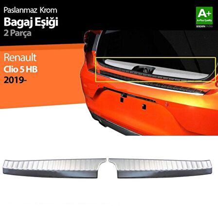 Renault Clio 5 Krom Bagaj İç Eşiği 2 Prç.2019 Ve Üzeri