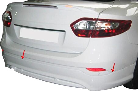 Renault Fluence SM3 Arka Tampon Altı (Sensörsüz Md) Fiber 2010 ve Sonrası