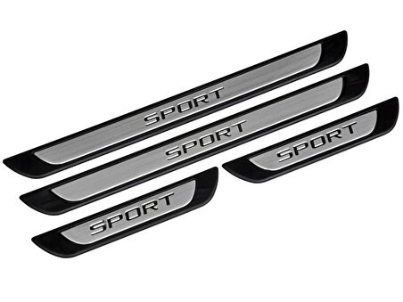 Renault Megane 2 Hb Krom Kapı Eşik Koruması Sport Line 2006-2008 4 Parça