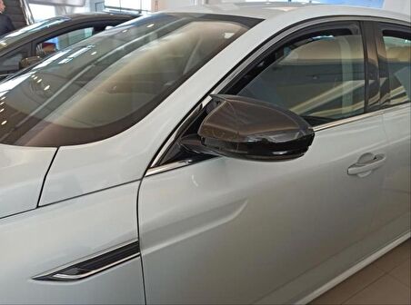 Renault Megane 4 2016+ Batman Ayna Kapağı Pıano Black