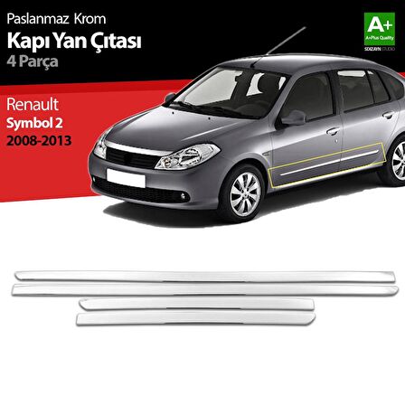 Renault Symbol 2 Krom Kapı Yan Çıtası 2008-2013
