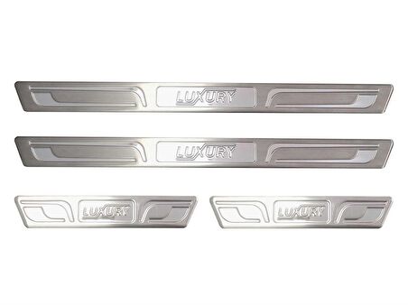 Seat Leon 3 5F Luxury Kapı Eşiği 4 Prç Krom 2013 Ve Sonrası