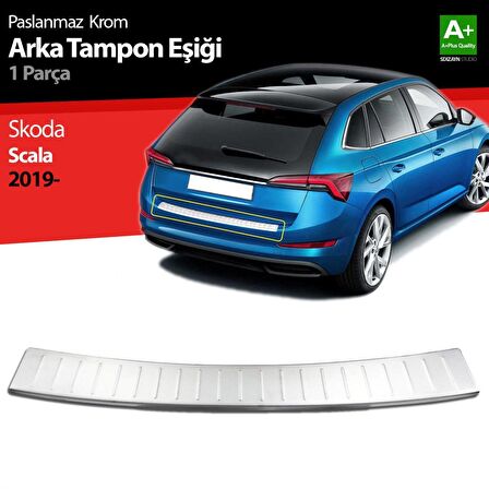 Skoda Scala Krom Arka Tampon Eşiği 2019 Üzeri