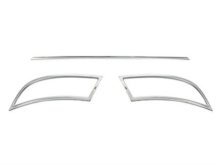 Skoda Super B8 Egzoz Çıkışı 3 Prç Krom 2015 Ve Sonrası