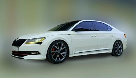 Skoda Süper B 2016-2019 Yan Marşpiyel Boyalı
