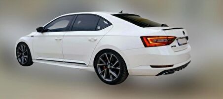 Skoda Süper B 2016-2019 Yan Marşpiyel Boyalı
