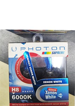 Supreme Vısıon H8 H11 6000K Xenon White Ampul