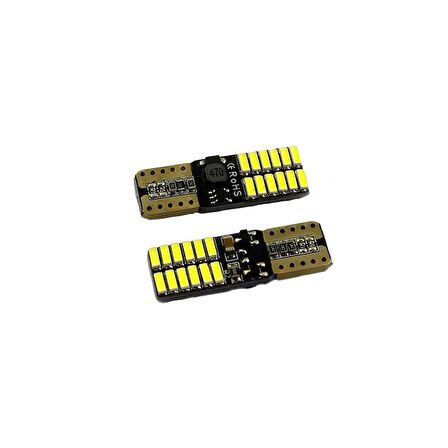 T10 Led Ampul Canbus'Lı Gün Işığı 2'Li Set 12V / Laam627-1