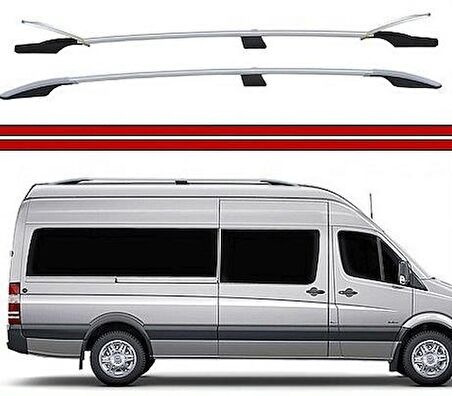 Tavan Çıtası Sprinter 1996 2020 -Ducato -Jumper- Boxer -Master -Trafic Grey Gri (Orta -Uzun )
