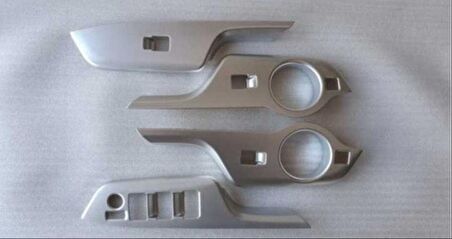 Toyota C-Hr 2016-2019 Kapı Kolçak Kaplama Sılver (Advance Model)