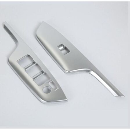 Toyota C-Hr 2016-2019 Kapı Kolçak Kaplama Sılver (Advance Model)