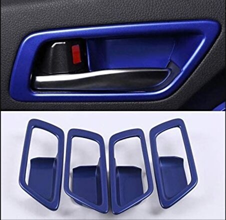 Toyota C-Hr 2016-2019 Kolçak İç Kaplama Mavi