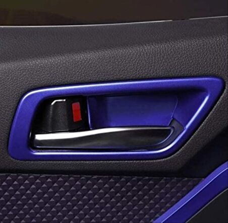 Toyota C-Hr 2016-2019 Kolçak İç Kaplama Mavi