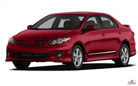 Toyota Corolla 2007-2013 Kapı Koruma Çıtası Krom