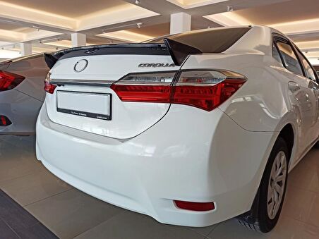 Toyota Corolla 2014-2018 Spoıler-Trd Genıs Kenar (Pıano Black)