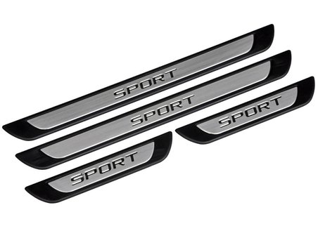 Toyota Corolla E140, E150 Krom Kapı Eşik Koruması Sport Line 2007-2013 4 Parça