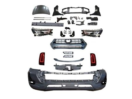 Toyota Hılux Vıgo(2004-2015) Yeni Kasa Dönüşüm 2021 Revo Body Kıt - Full Set