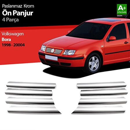 Volkswagen Bora Krom Ön Panjur 8 Prç 1998-2004