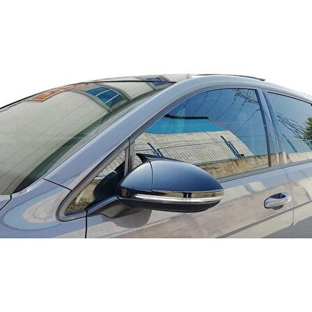 Volkswagen Golf 7 (2012-2017) Batman Yarasa Ayna Kapağı (Parlak Siyah)