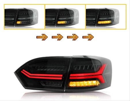 Volkswagen Jetta 2012-2015 Smoke Led Stop